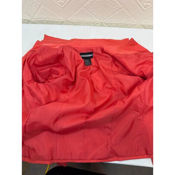 Requirements Size 6 Blazer Jacket LINED 4 button Collar Salmon Peach color - Picture 7 of 14